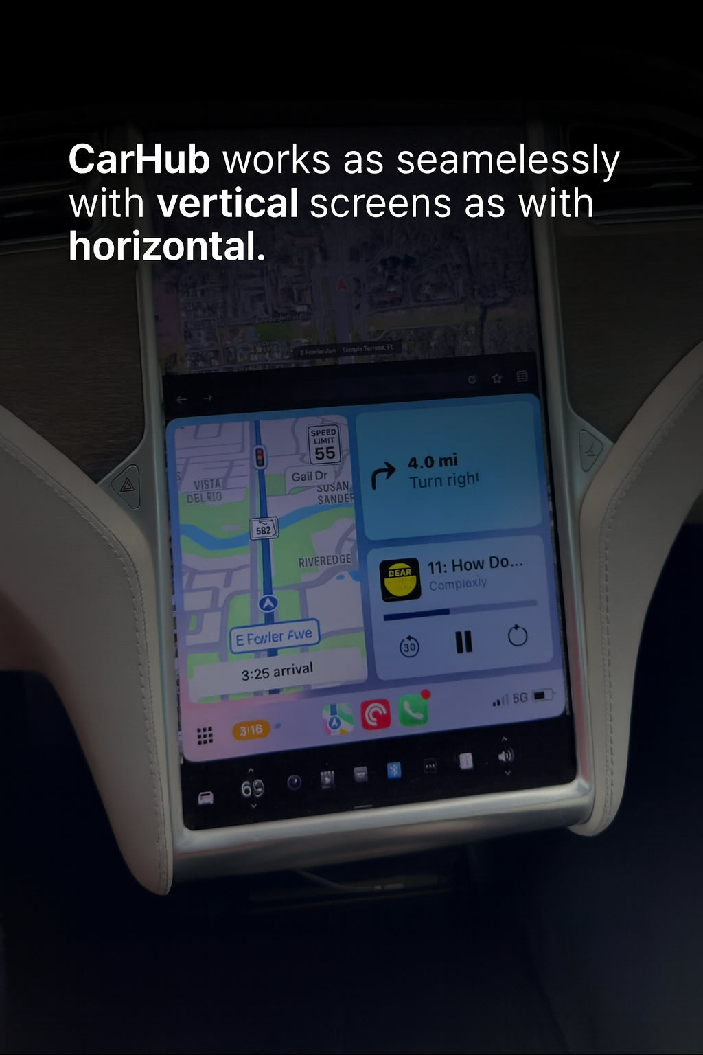 Tesarox™-CarHub-Carplay for Tesla